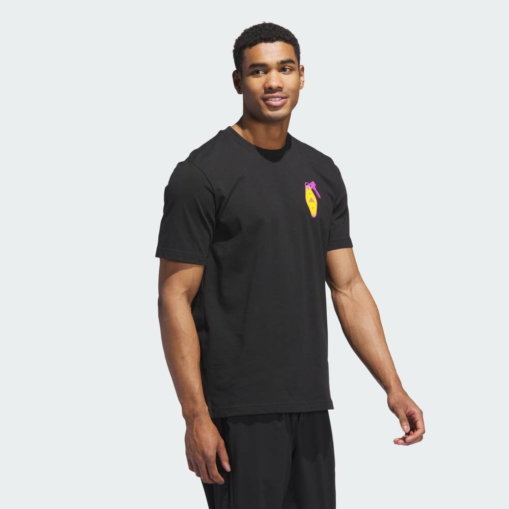 Футболка с графическим принтом «Чип в Нью-Йорке» Adidas, black — фото 3