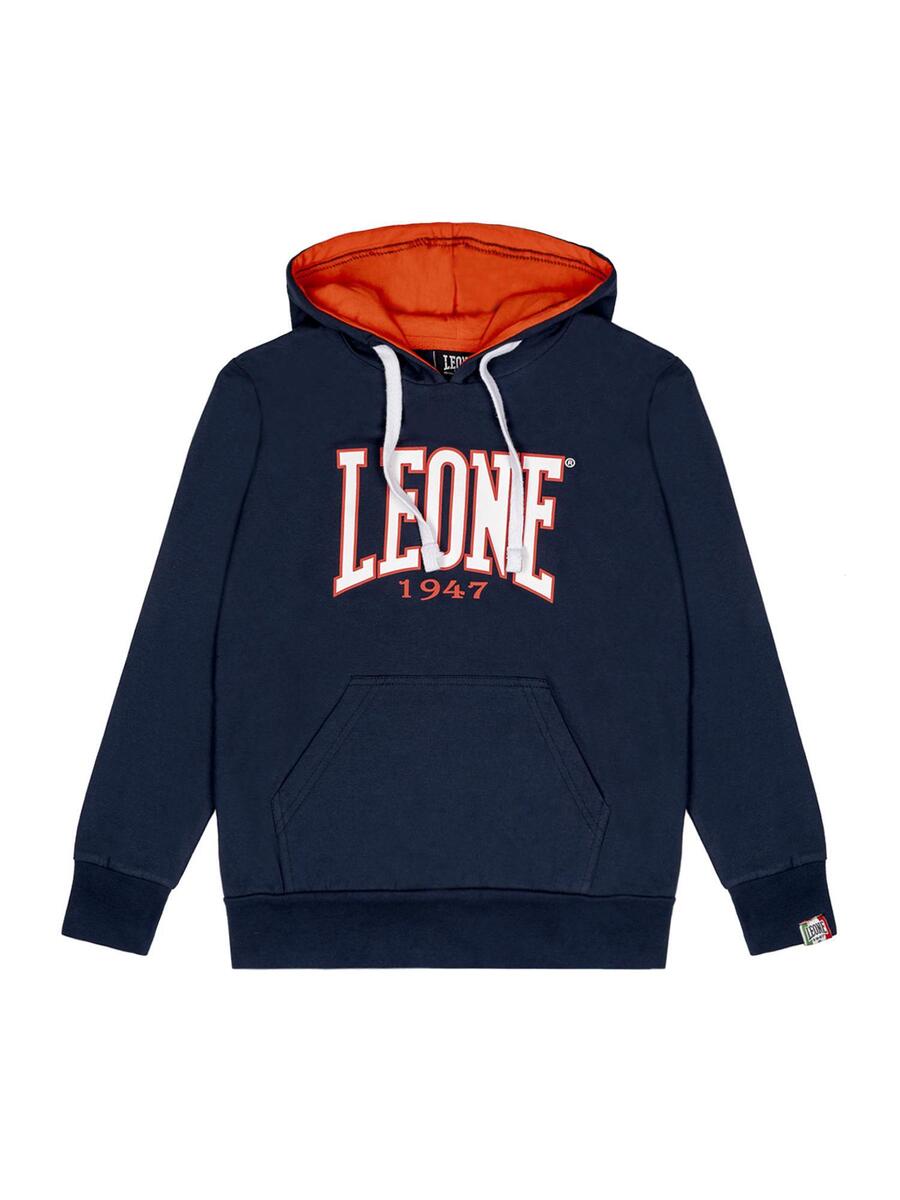 

LEONE 1947 APPAREL Детская толстовка Leone New Basic из нечесаного хлопка с капюшоном.