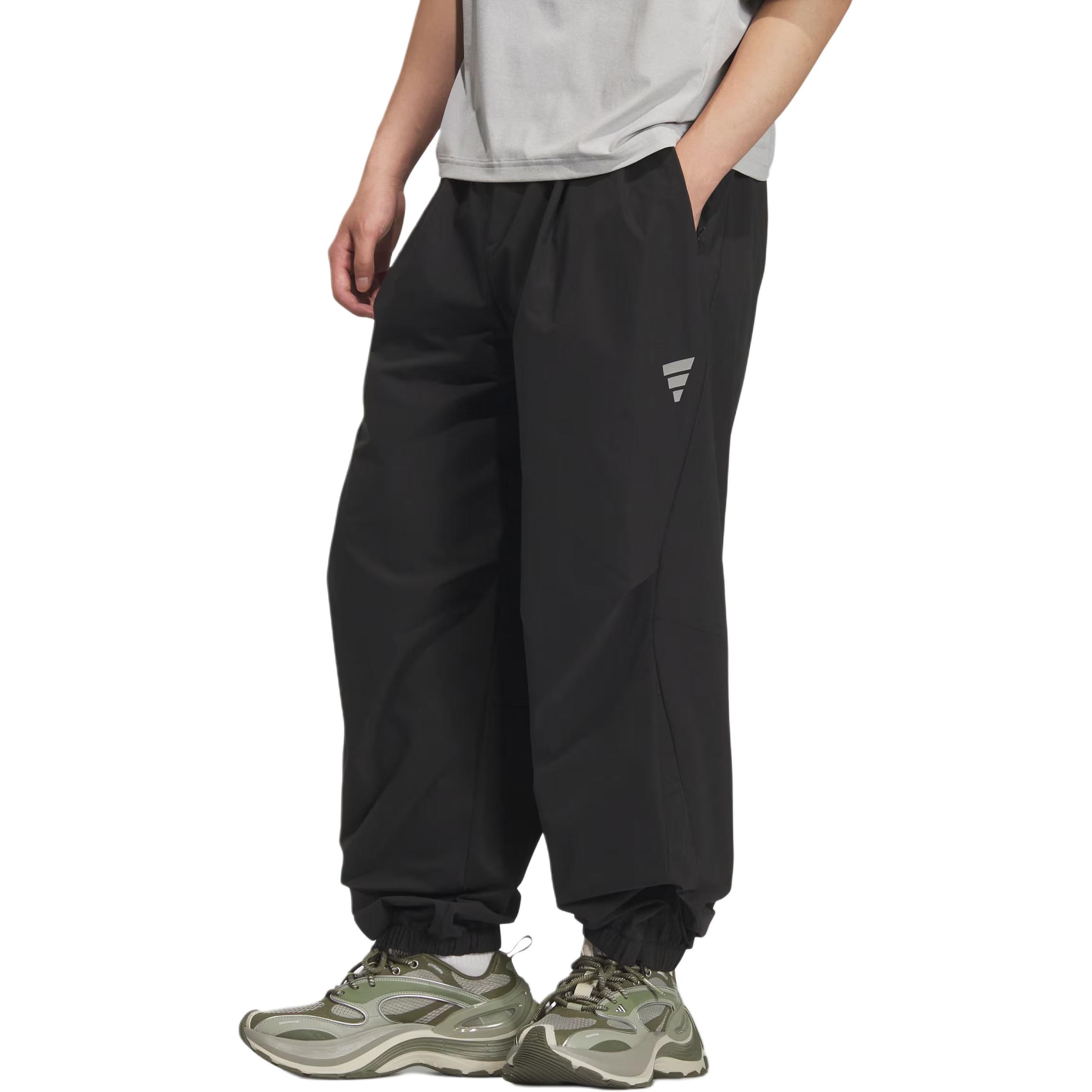 FOS SS25 WOVEN спортивные брюки мужские Adidas, черный — фото 3