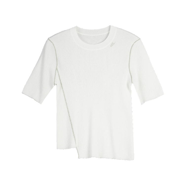 

ELLE Футболка женская Ecru с круглым вырезом, тонкая, прямого кроя