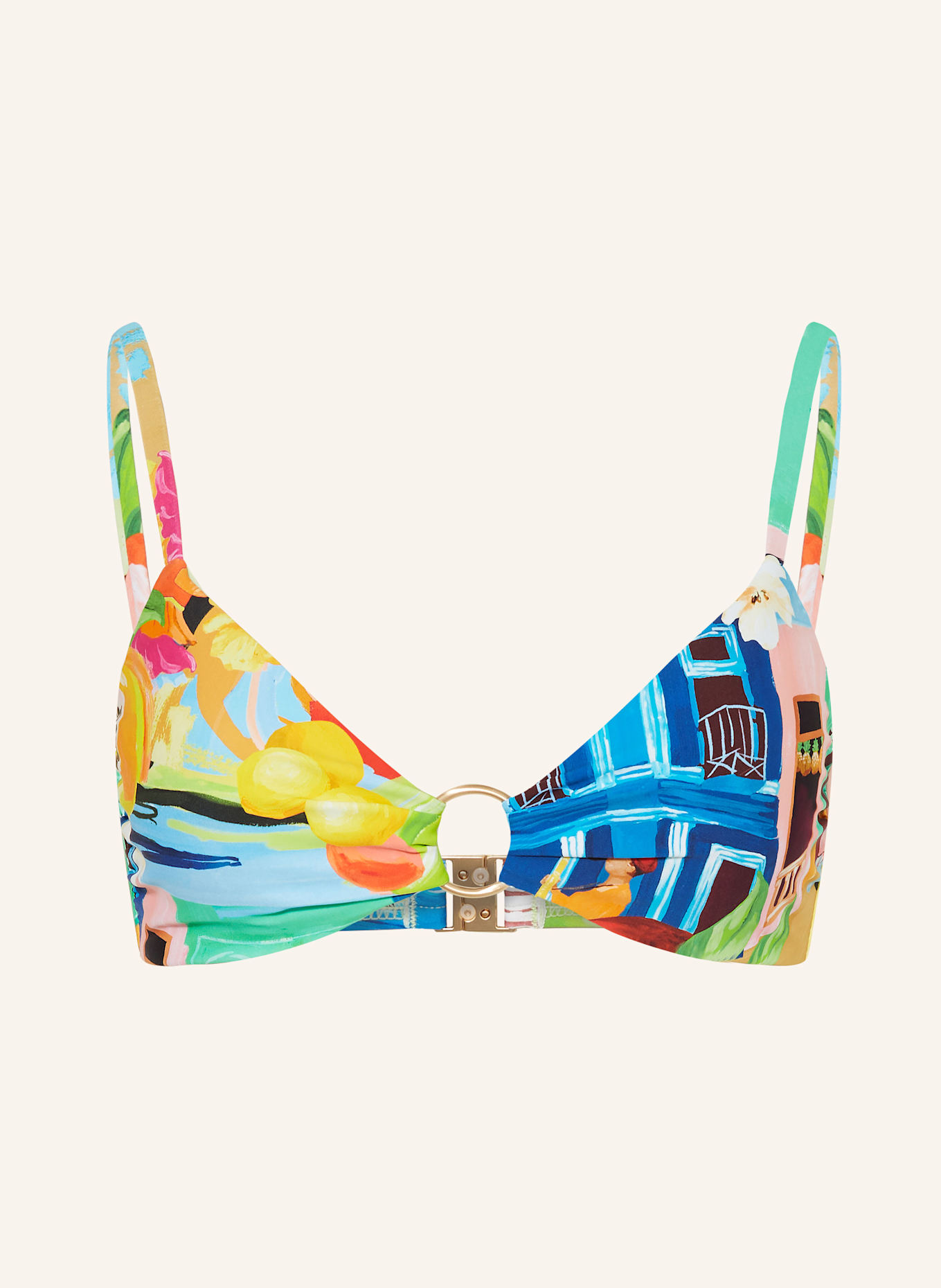 

Верх бикини Bralette Куба Seafolly, мультиколор