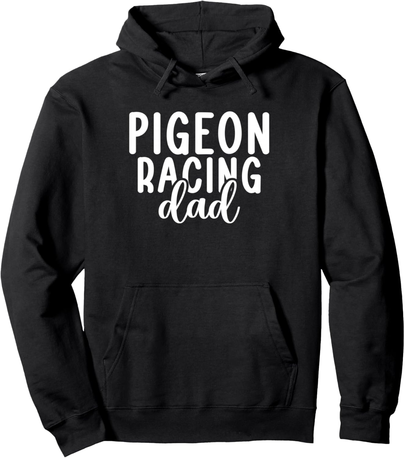

Толстовка с надписью «Папа-голубиный гонщик» Pigeon Gifts, черный