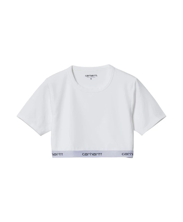 

Укороченный топ с короткими рукавами Carhartt Wip, белый
