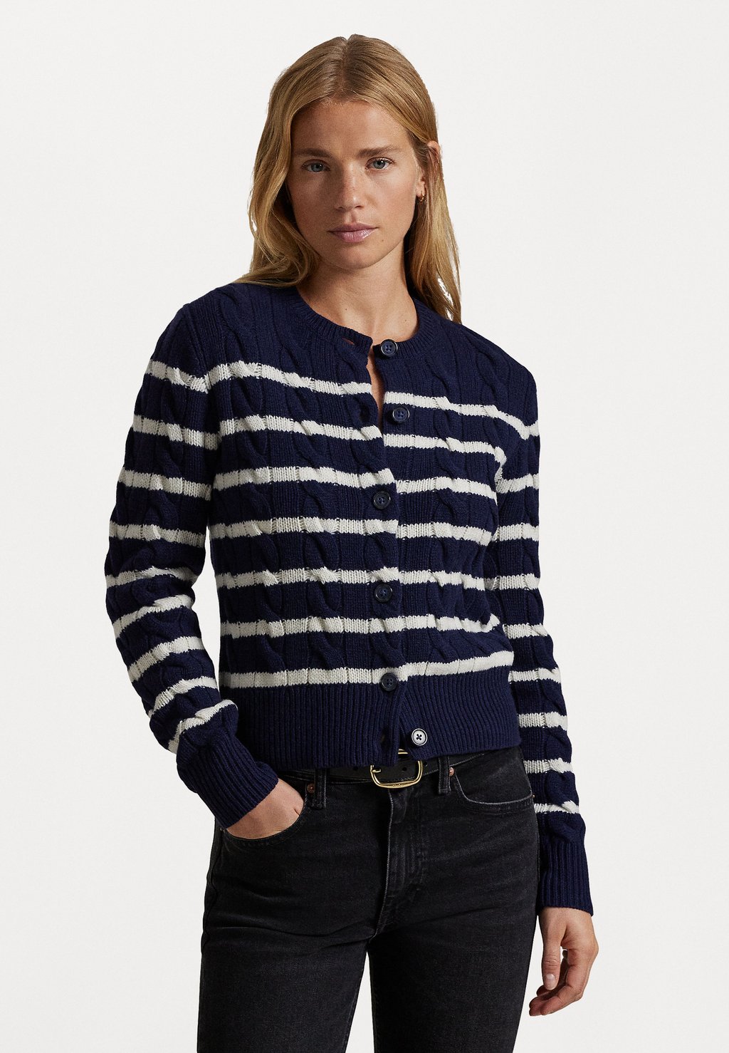 

Кардиган LONG SLEEVE Polo Ralph Lauren, молочный