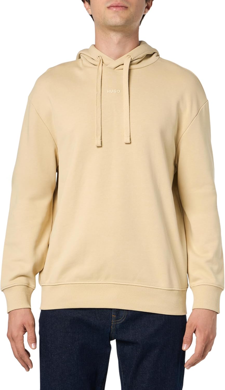 

Худи HUGO с контрастным логотипом по центру, Mojave Dessert