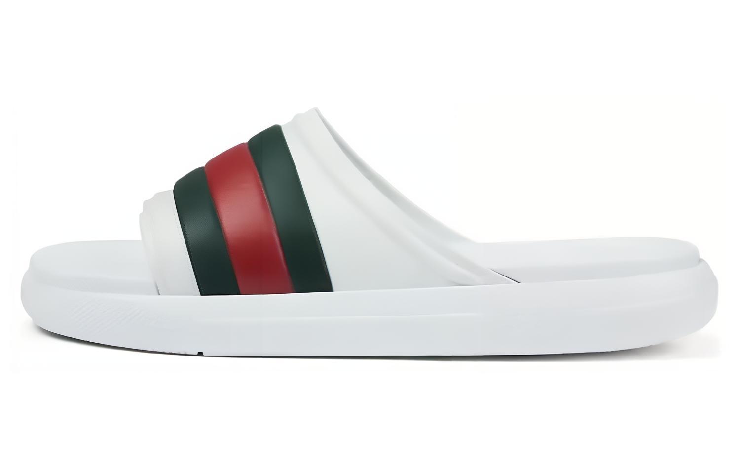 

GUCCI Сандалии Web Slide «Белые, зеленые, красные»