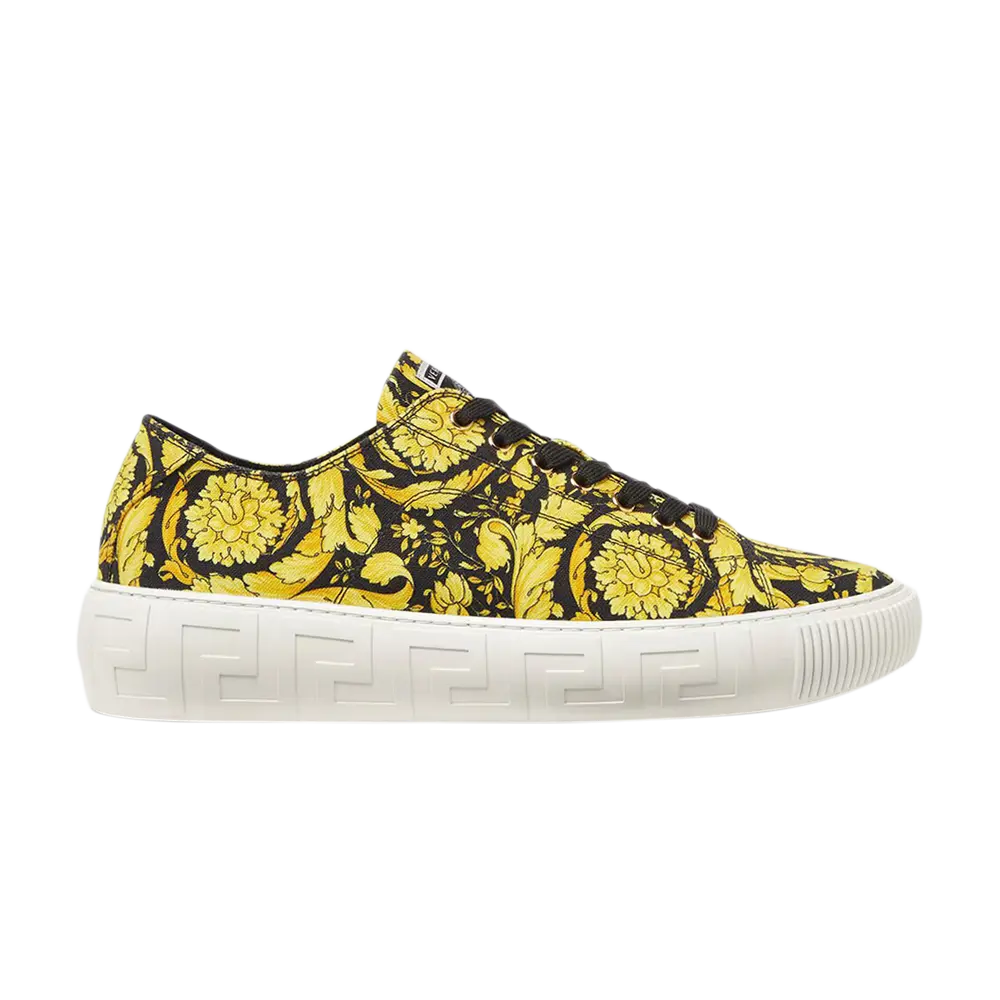 Кроссовки Versace Greca, желтый