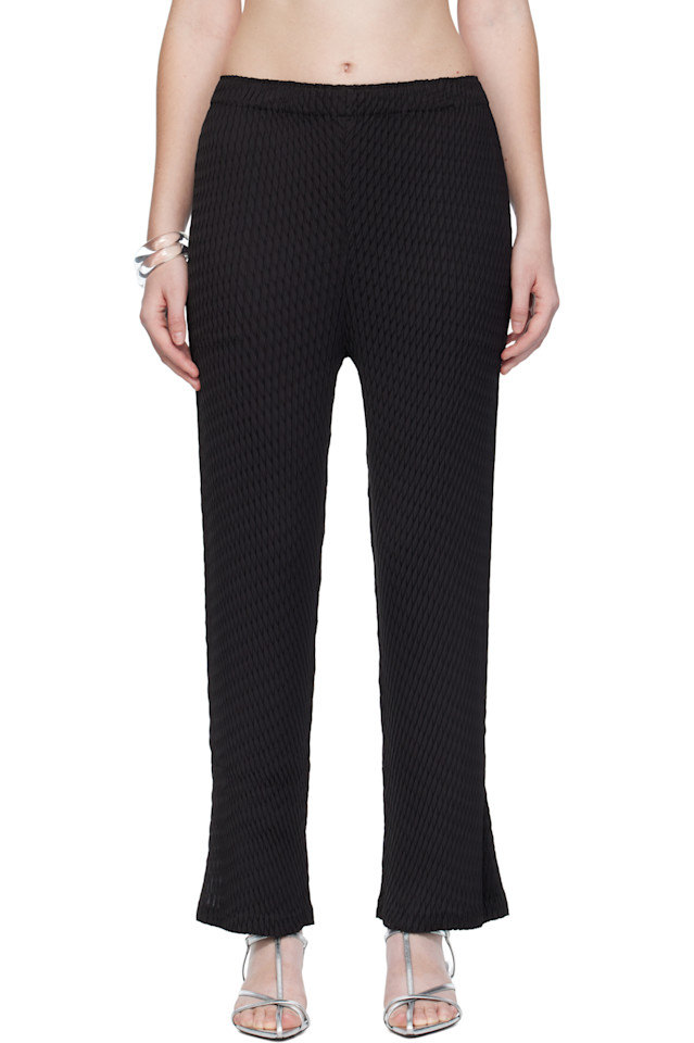 

Элегантные брюки со складками Issey Miyake, черный