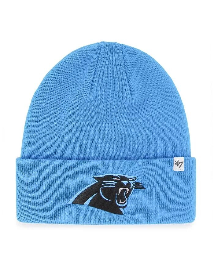 

Мужская синяя базовая вязаная шапка с манжетами Carolina Panthers Primary '47 Brand
