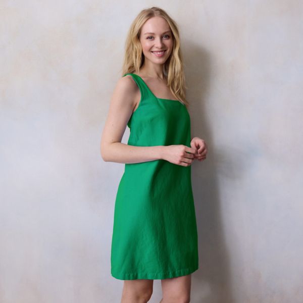 

Женское платье-трапеция с квадратным вырезом Lc Lauren Conrad, цвет tank green
