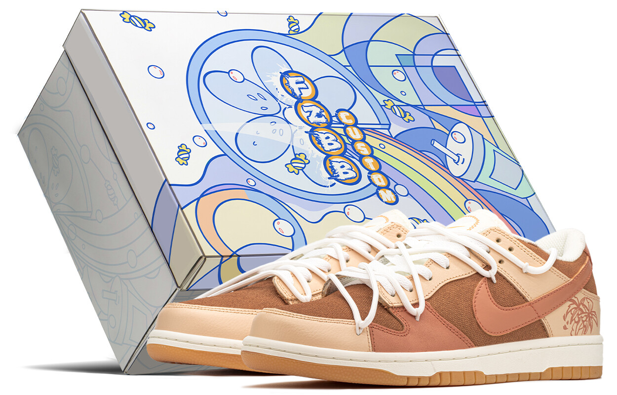 

Кроссовки Nike Dunk Skateboarding Shoes Unisex Low-top Orange, цвет Orange