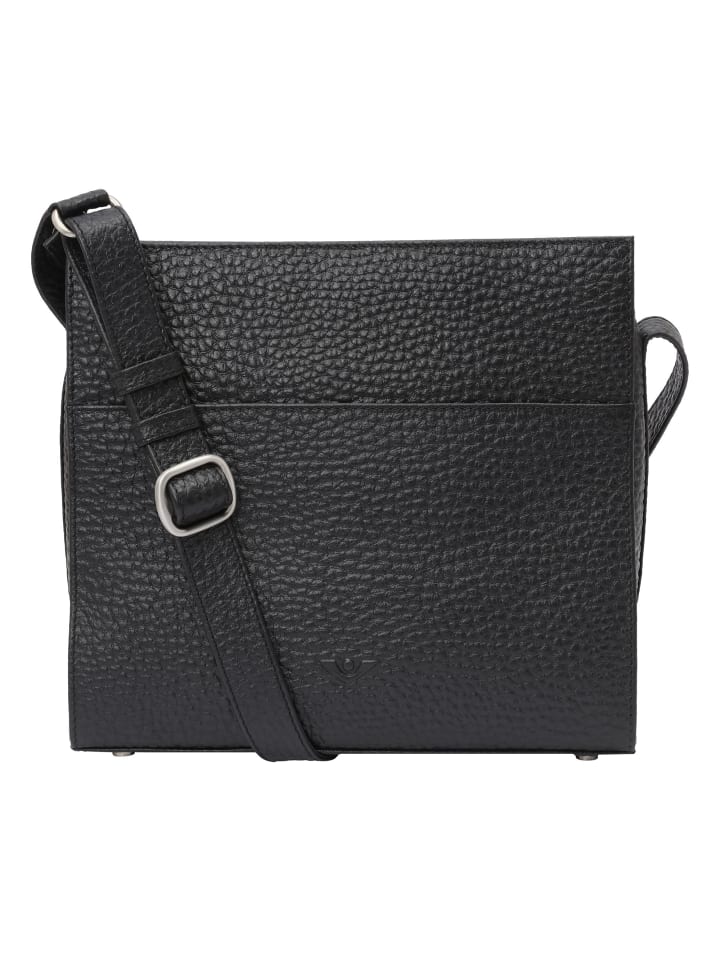 

Сумка через плечо Hirsch Candice, кожа, 24 см, черного цвета VLD VOi Leather Design