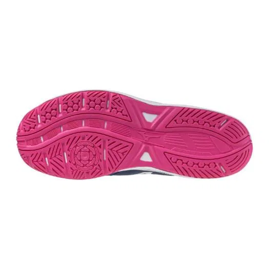 Бадминтонные кроссовки «Sky Blaster 4» от Mizuno, Navy X White X Pink — фото 2