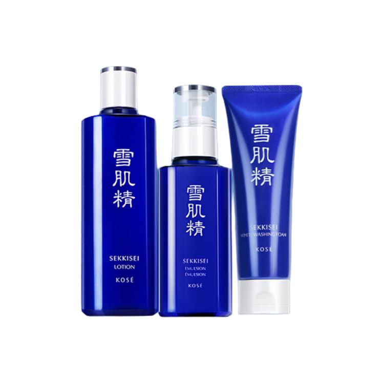 

Набор для ухода за кожей XUEJIJING Classic Lotion увлажняющий и питающий 360мл+140мл/200мл+140мл+130г SEKKISEI