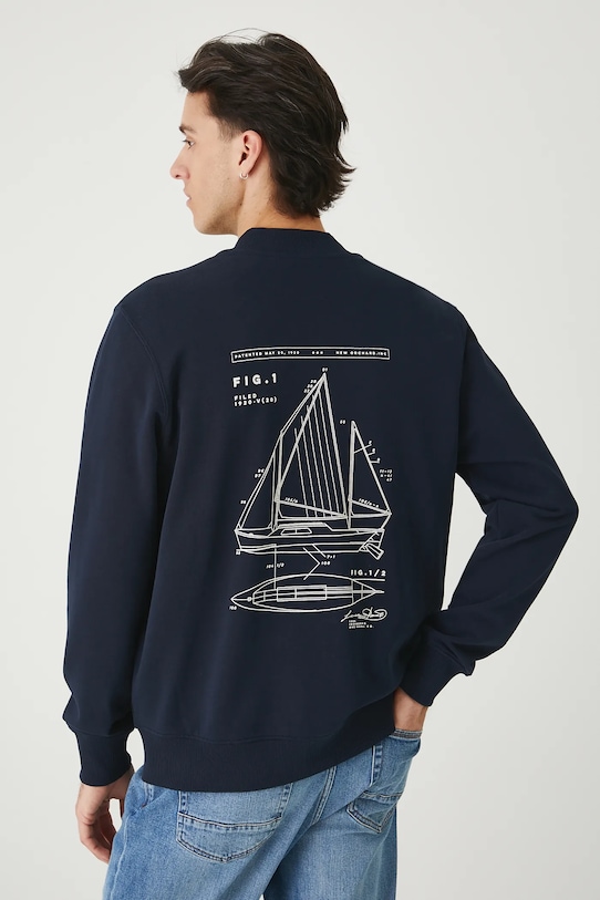 

Хлопковая толстовка Medicine, темно-синий