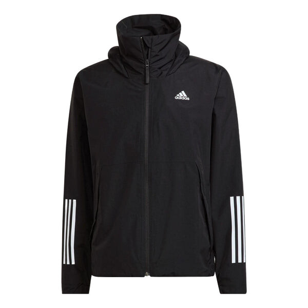 

Куртка Men's adidas Bsc 3s R.r Jkt Sports Storage Simple Hooded Jacket Black, мультиколор