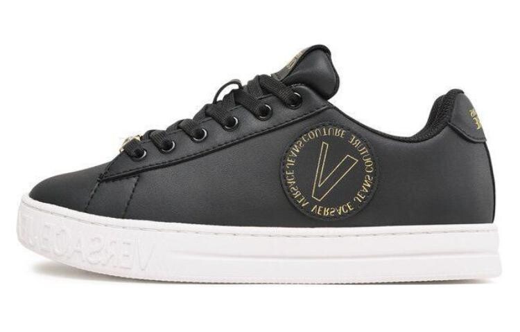 

Кроссовки VERSACE JEANS Couture Court 88 Leather Sneakers, черный