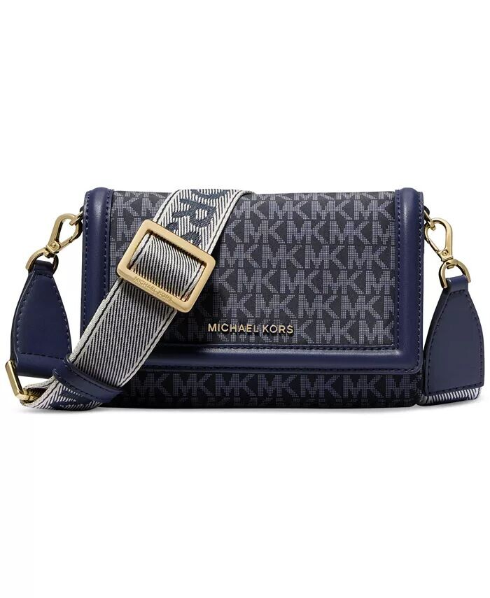 

Маленькая сумка через плечо с логотипом Jet Set Michael Kors, синий