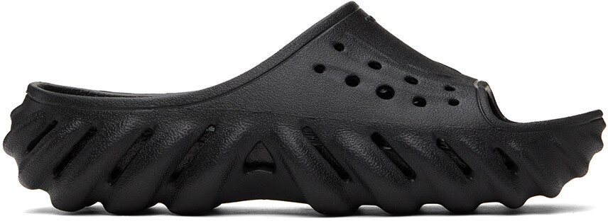 

Черные шлепанцы Echo Crocs