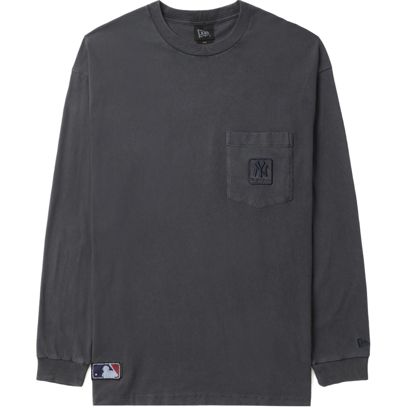 

Футболка унисекс темно-серая New Era, темно-серый