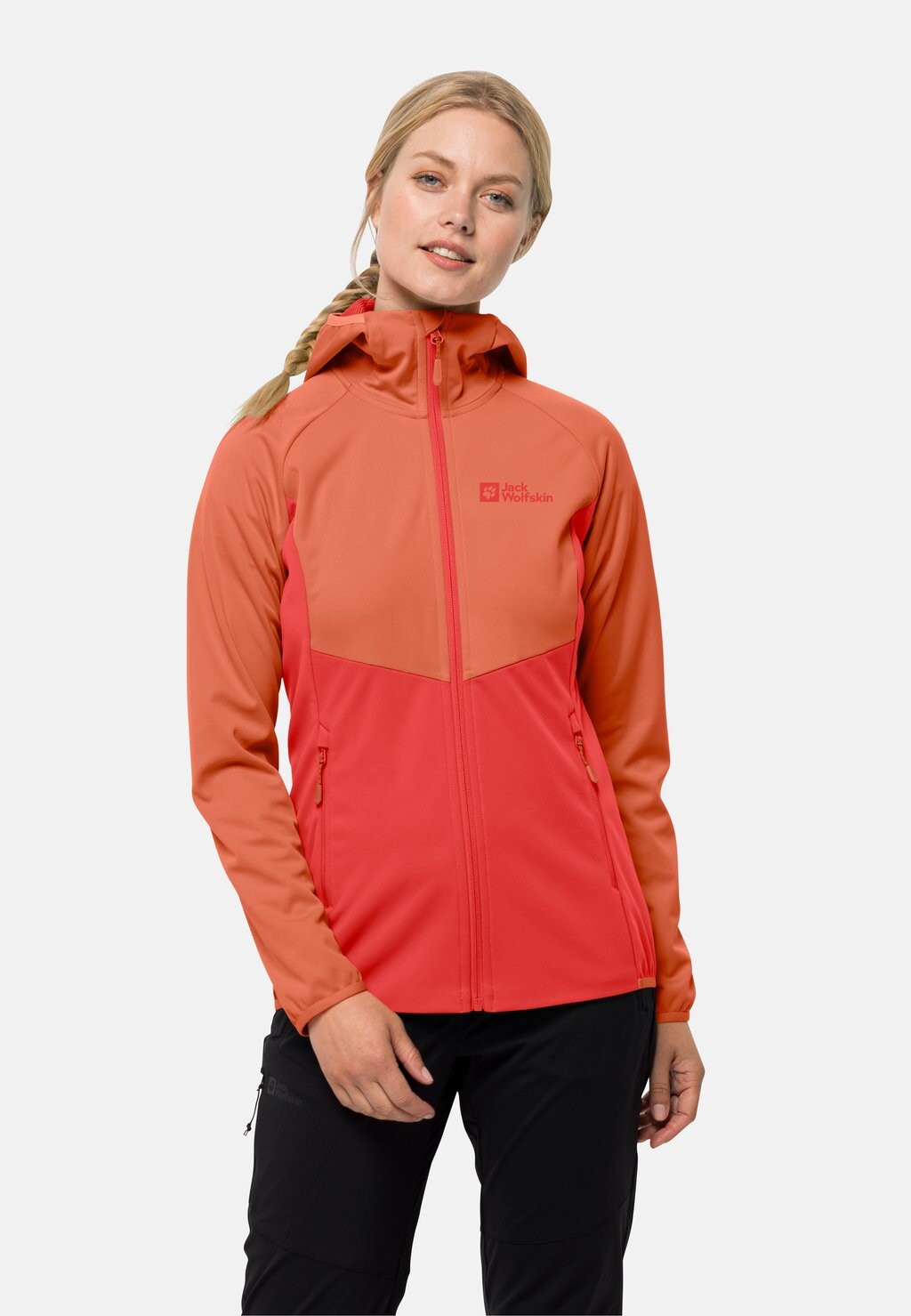 

Куртка Softshell GO HIKE Jack Wolfskin, цвет tango orange