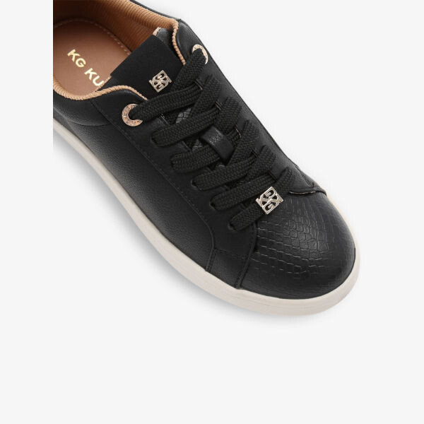 Низкие кроссовки из искусственной кожи с логотипом Eliza Kg Kurt Geiger, черный — фото 3