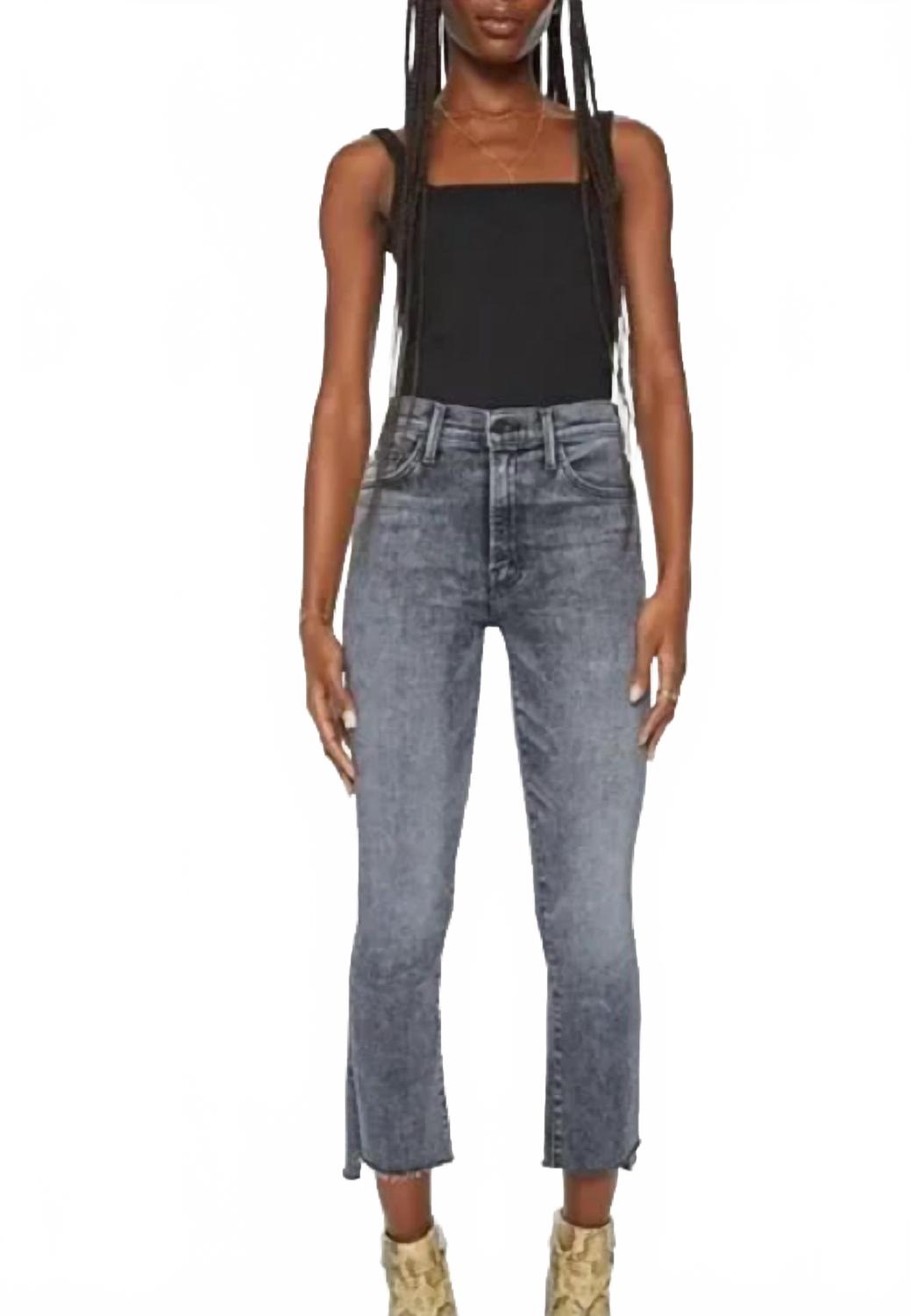 

Укороченные рваные джинсы Insider Crop Step Fray с эффектом Train Stops Here и кислотной мойкой Mother, Train Stops Here Acid Wash