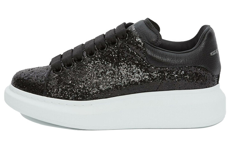 Кроссовки Alexander McQueen Oversized Black Glitter Women's