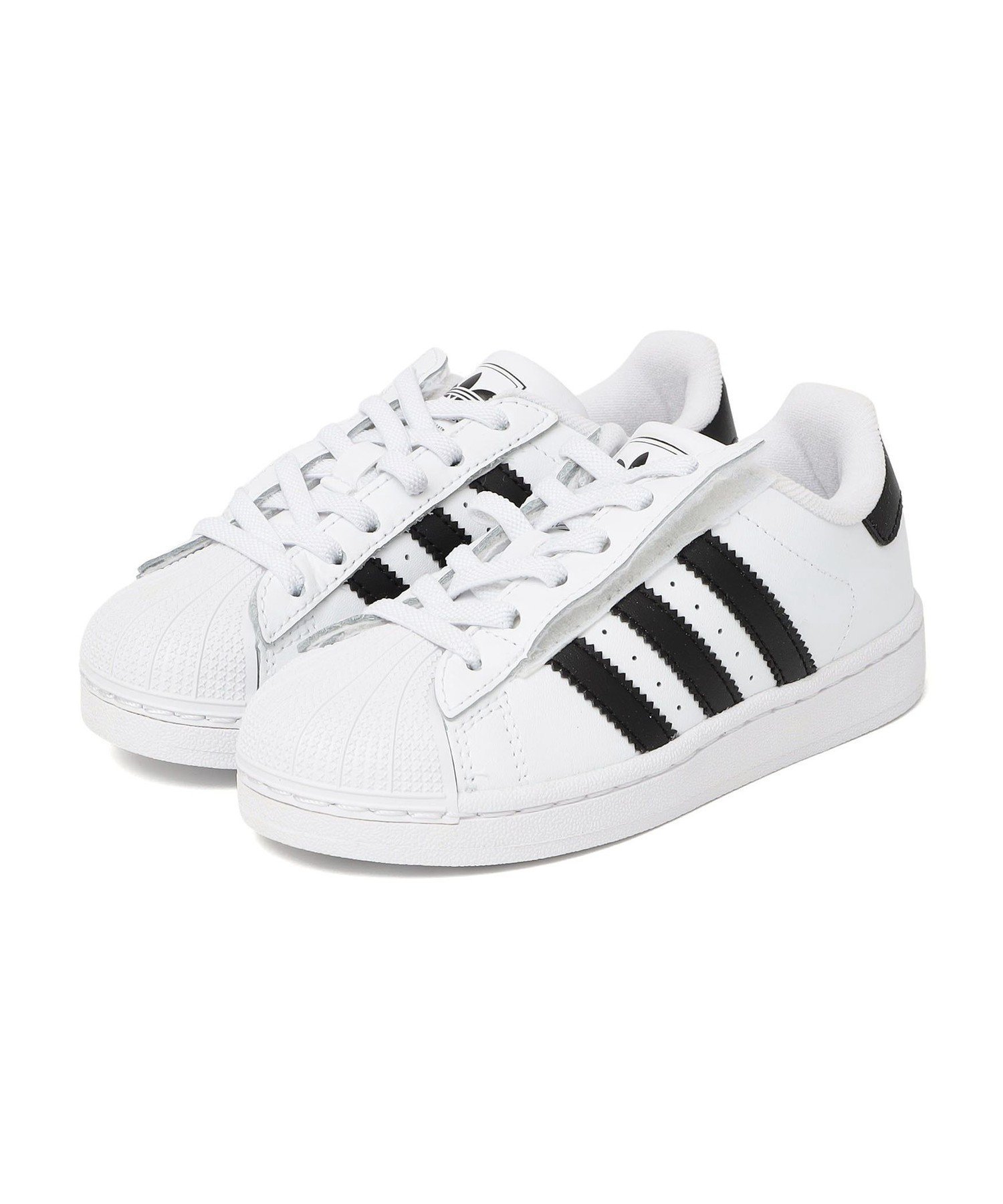 Adidas: кроссовки 17~21 см / SST II CF EL C Ships Kids, white