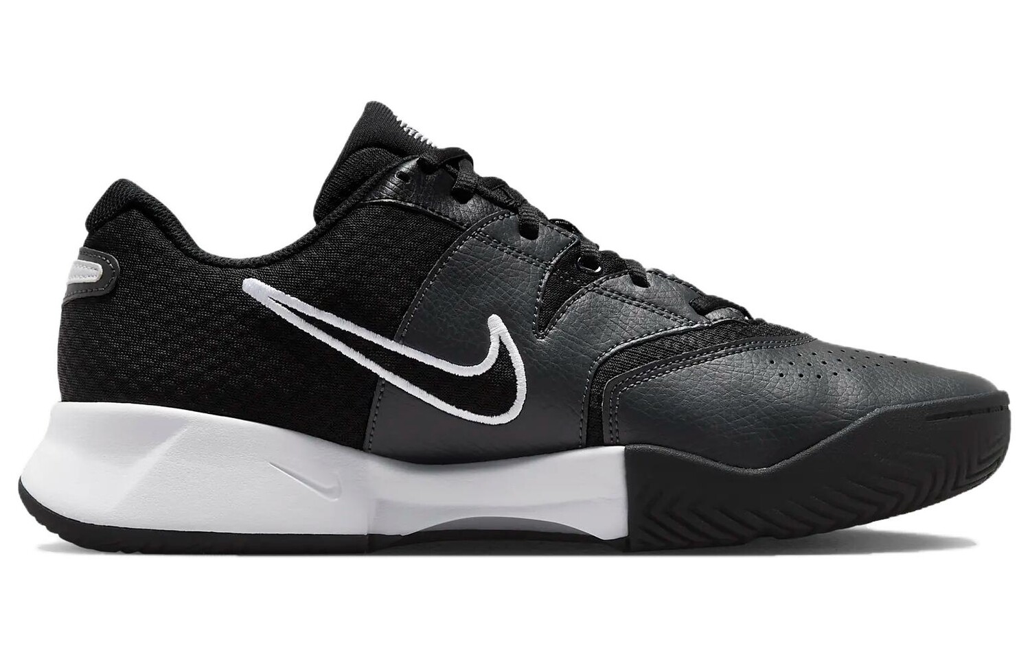 Теннисные кроссовки Nike Court Lite для мужчин, Black/White — фото 2