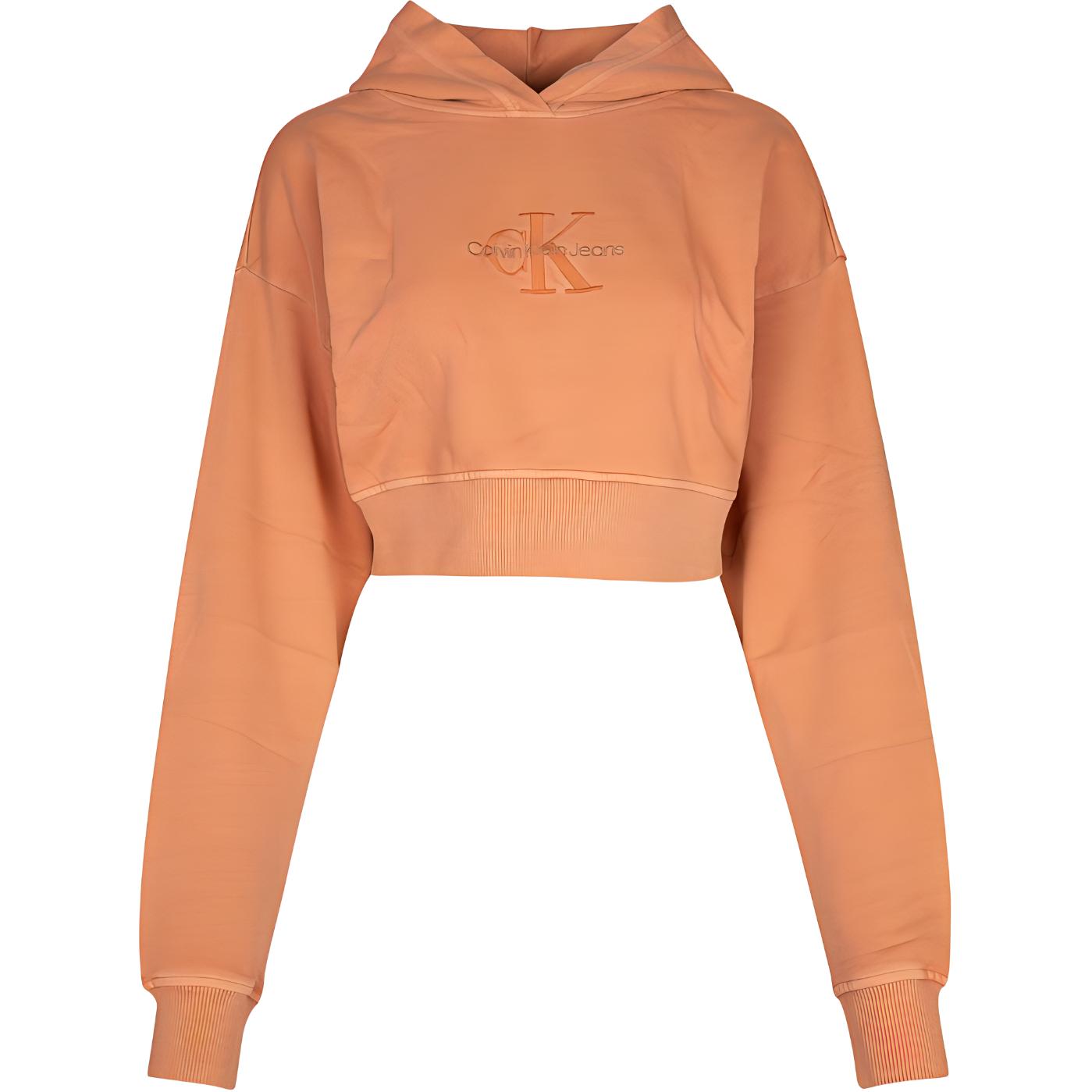 

Худи с принтом логотипа Jeans Calvin Klein, оранжевый