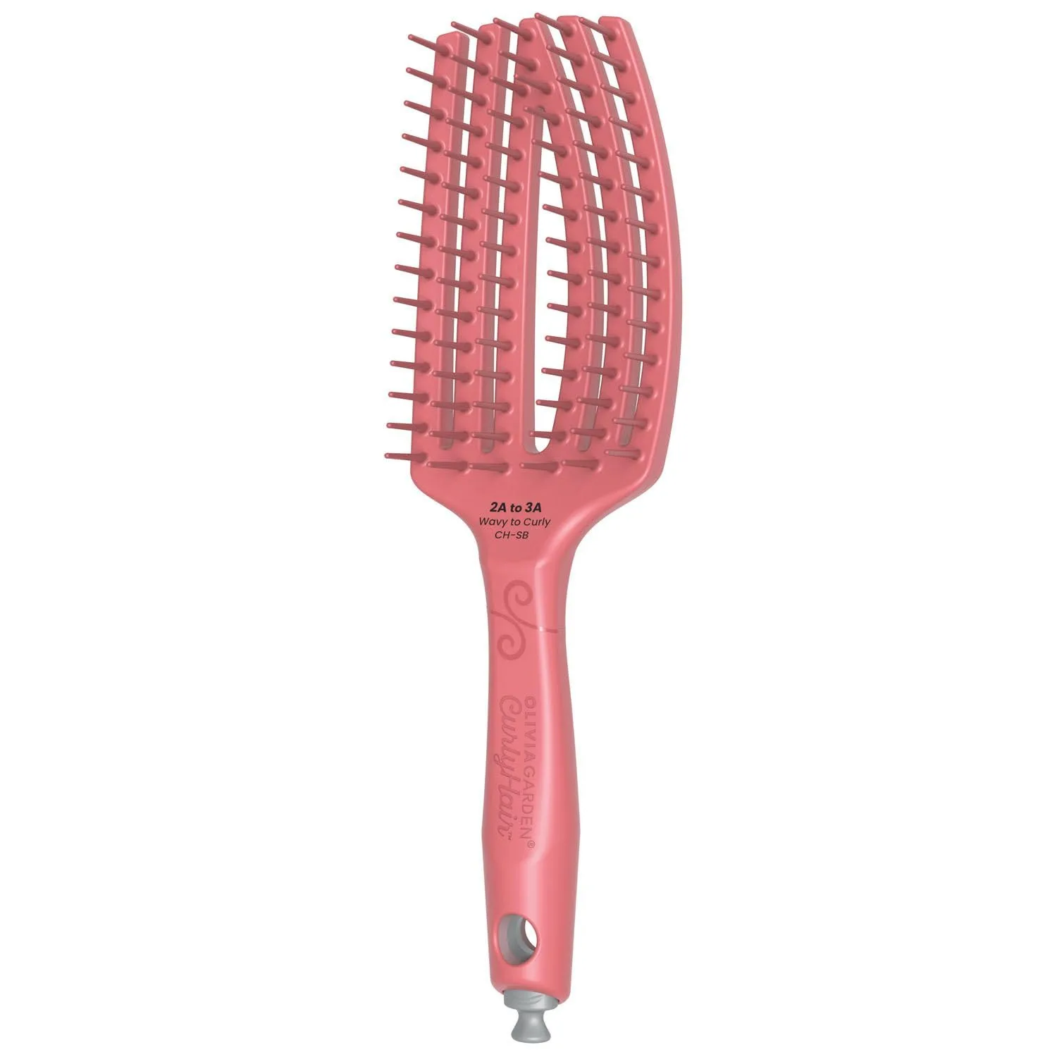 Расческа Olivia Garden CurlyHair для влажных и сухих волос - расческа для кудрявых волос, распутывания, нанесения средств для укладки, стимуляции завивки и ухода за кожей головы.