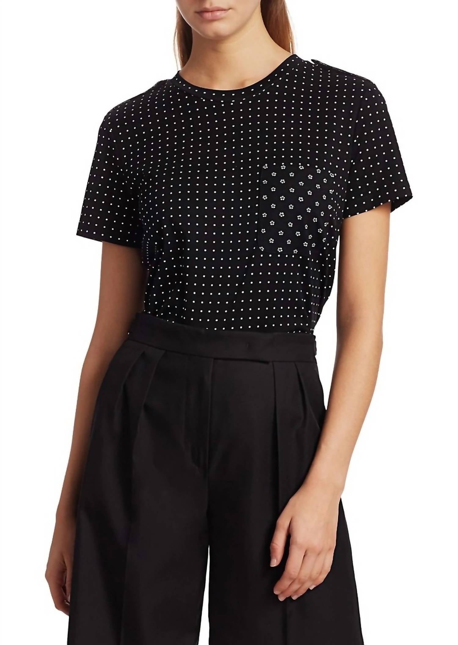 

Футболка Slam Mixed Dot черного цвета Max Mara