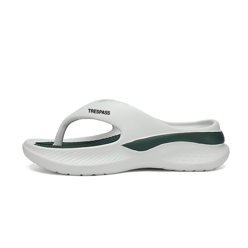 

Мужские антибактериальные шлепанцы EVA Quiet TRESPASS, White Green