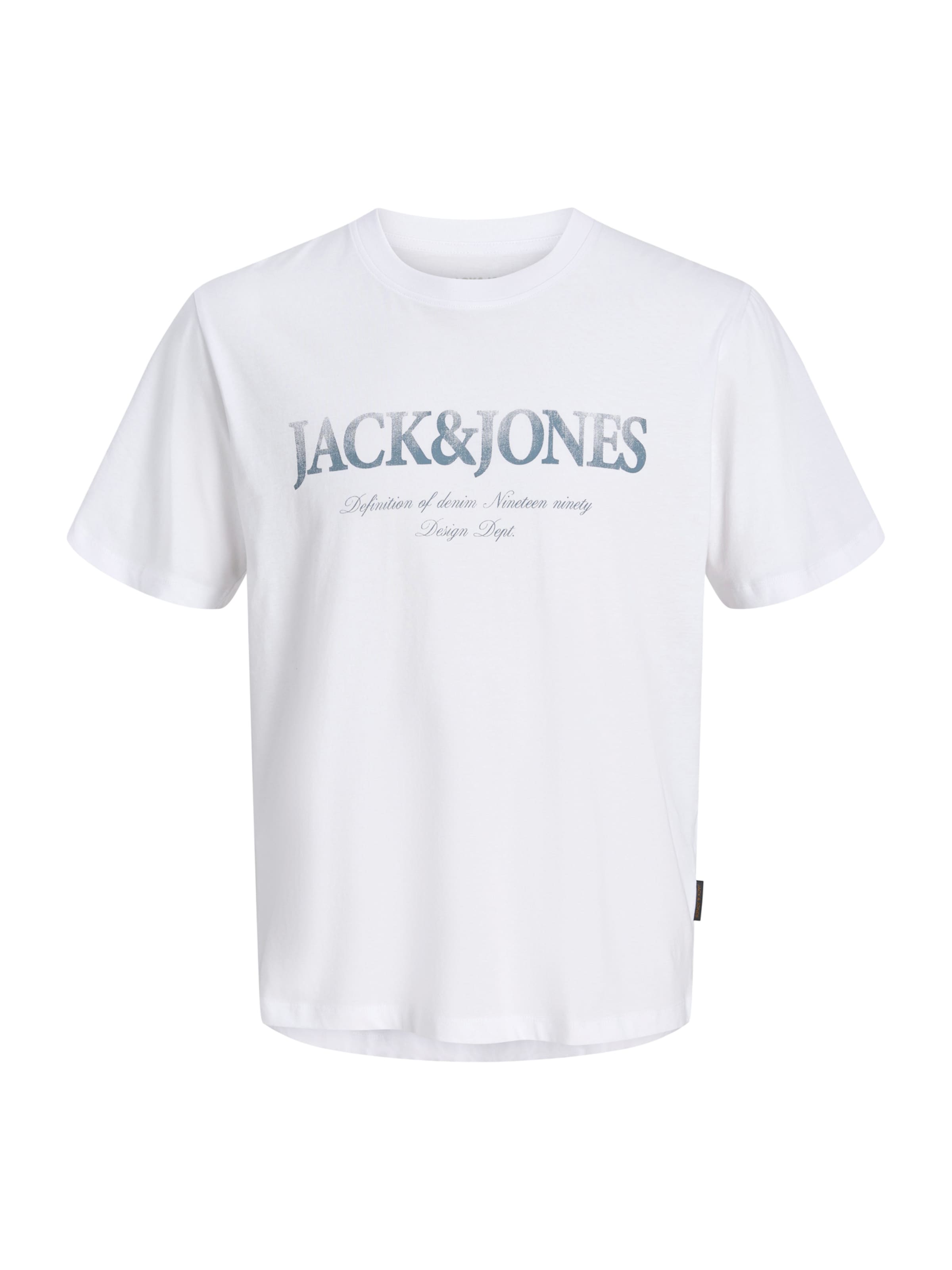 

JACK & JONES Футболка 'JJDevin Daytona' в белом цвете