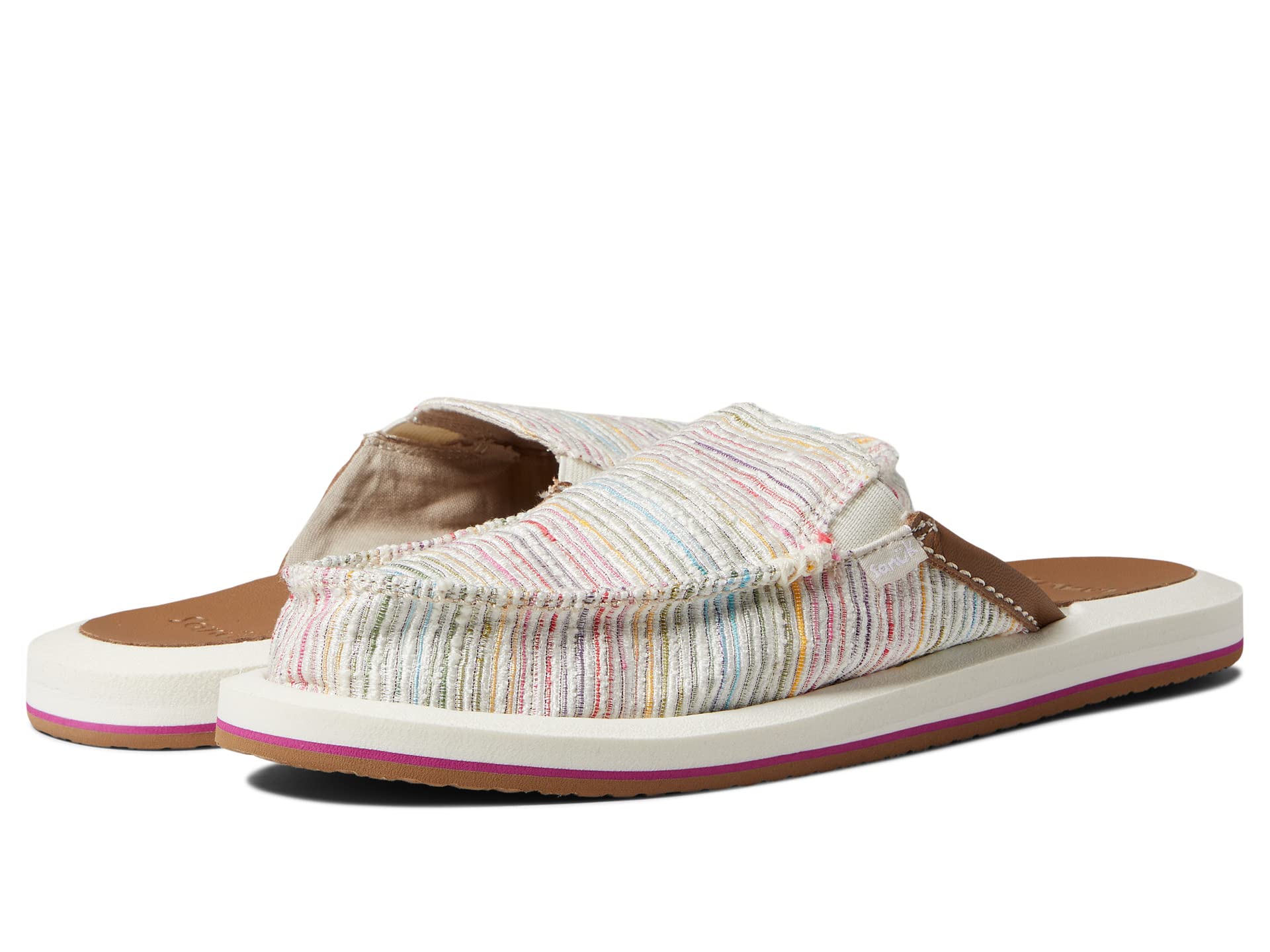 Кроссовки Sanuk You Got My Back Soft Top Summer Cord, Rainbow