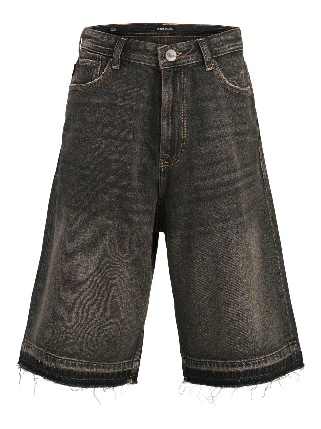 Широкие джинсы Jack Jones Junior, черный деним