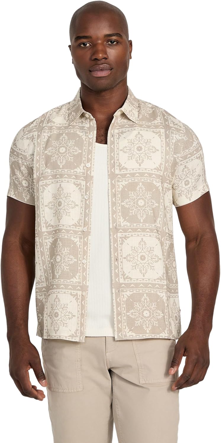 

Футболка Guess SS Mosley с принтом в виде плитки