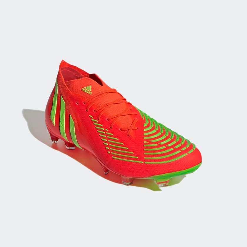 Футбольные бутсы Adidas Predator 18.4 FxG для мальчиков, красный/зеленый — фото 4