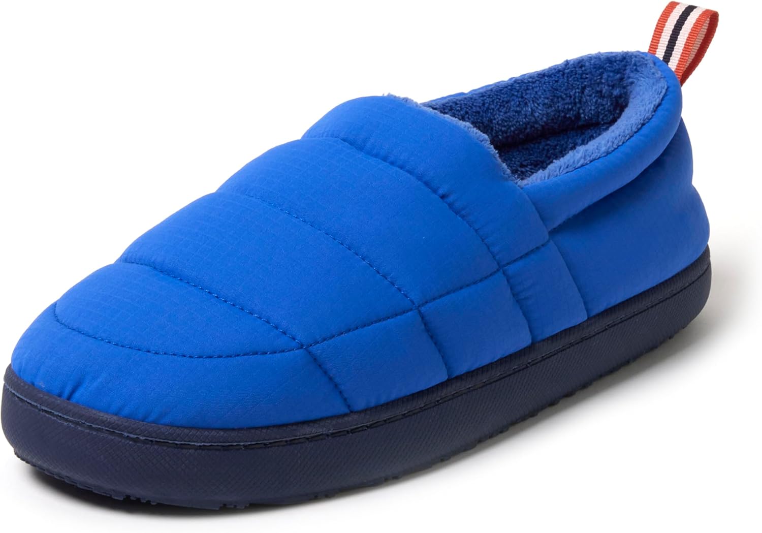 

Мужские тапочки Dearfoams Indoor Outdoor Cullen Ripstop с наполнителем и стеганой спинкой для кемпинга, синий