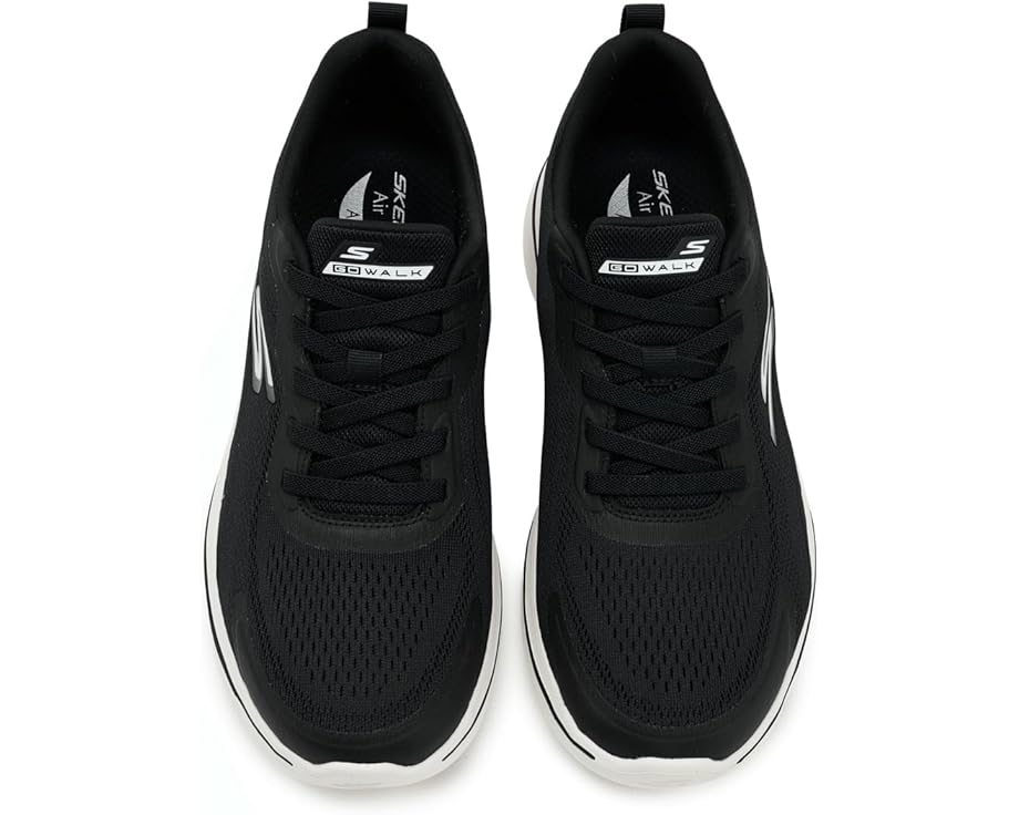 Мужские кроссовки SKECHERS Performance Go Walk Arch-Fit 2.0 Hands Free Slip-In, Black/White — фото 2