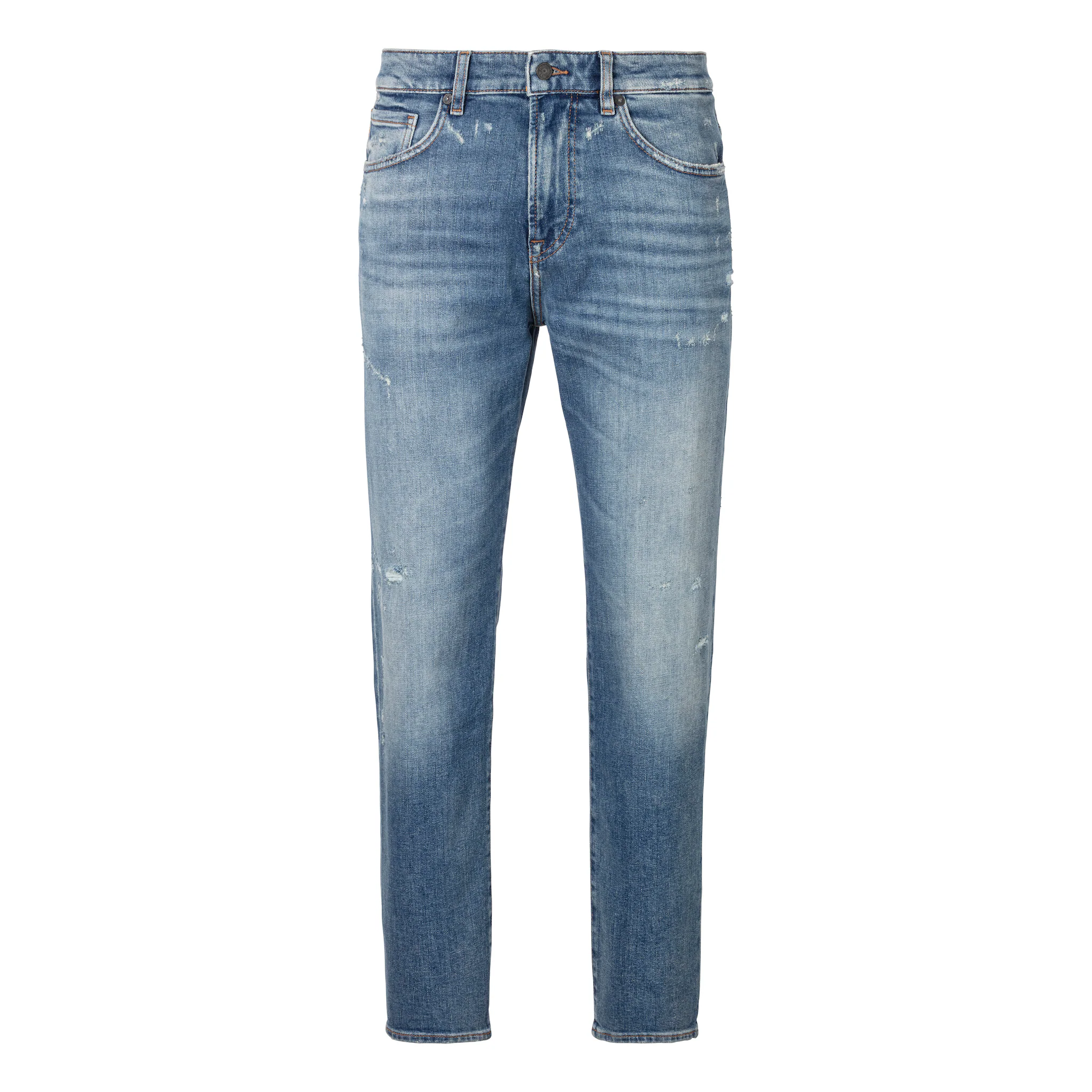 

Прямые джинсы BOSS ORANGE "RE.MAINE BO", с кожаным значком BOSS, цвет Medium Blue426