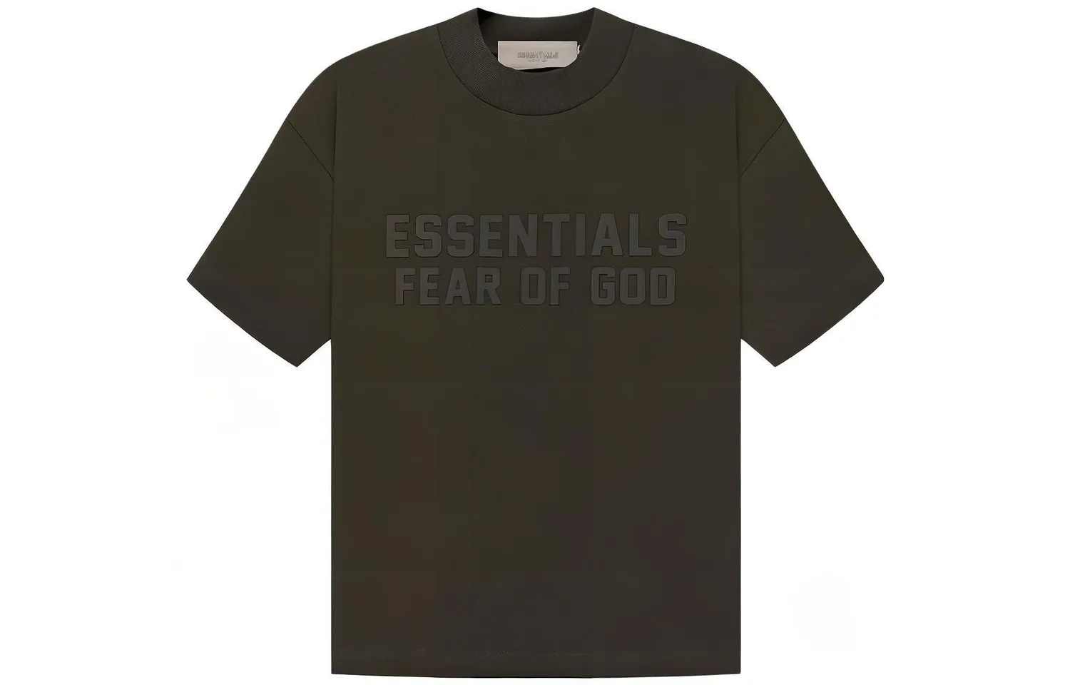 Fear Of God Essentials Футболка SS23 светлая черная детская