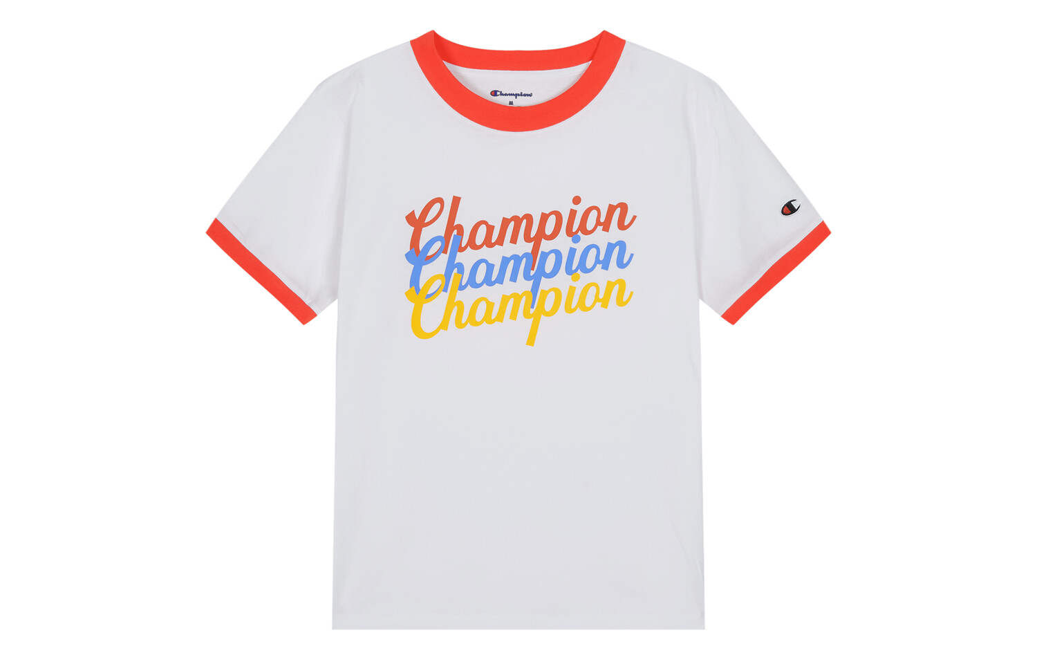Кеды, скейтборд обувь женская низкая Champion, красный — фото 3
