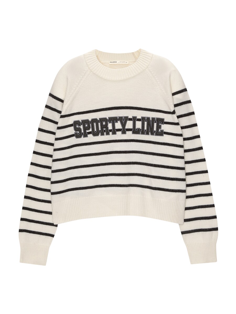 

Тонкий вязаный свитер Pull&Bear Sweater, экрю