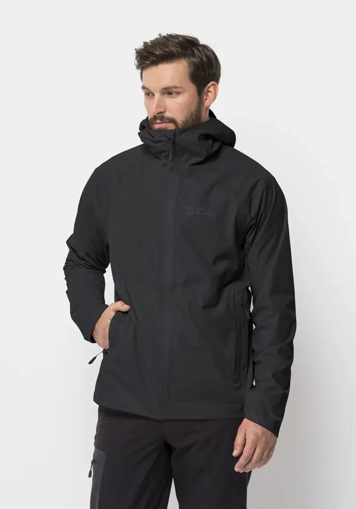 

Куртка из софтшелла Jack Wolfskin "EMBERBERG 3L JKT M", с капюшоном, цвет Phantom