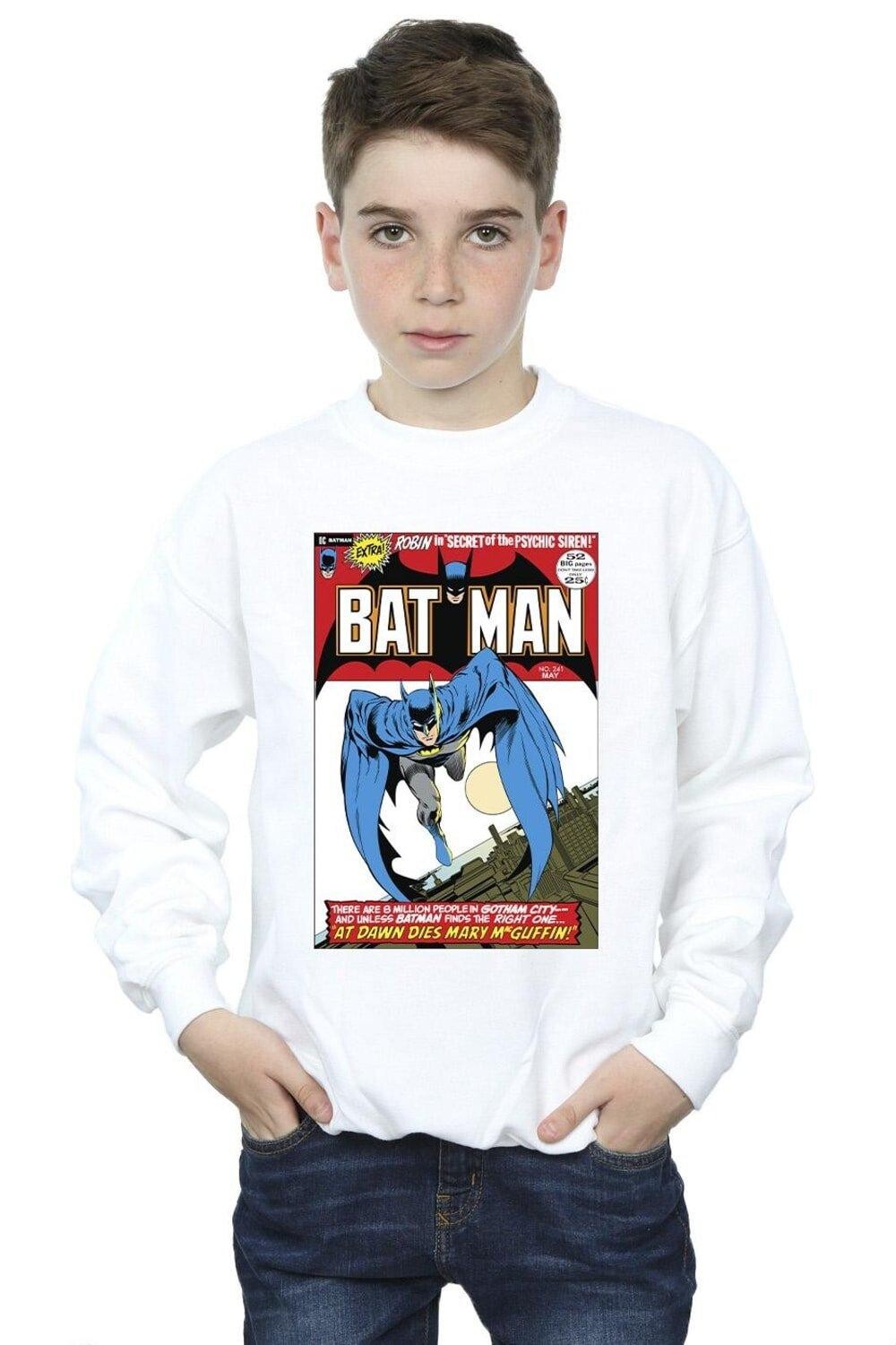 

Толстовка с чехлом «Бегущий Бэтмен» DC Comics, белый
