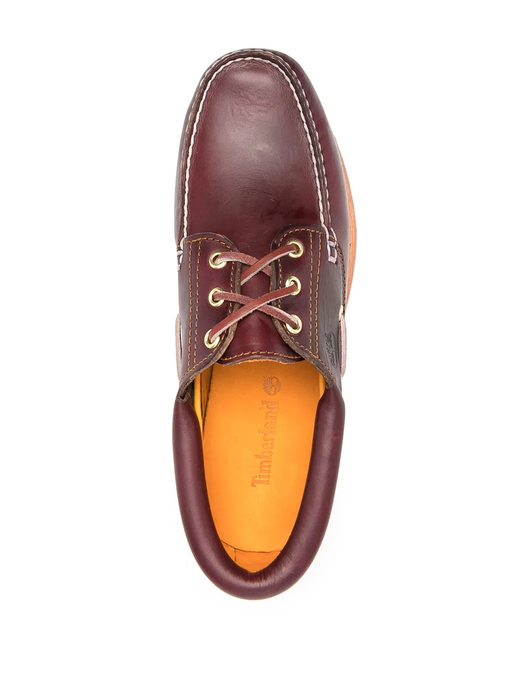 Туфли 3-Eye Classic на рифленой подошве Timberland, красный — фото 4