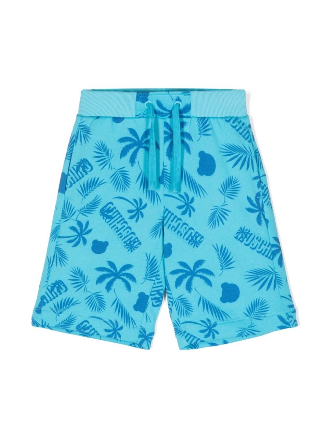 

Moschino Kids шорты с логотипом, синий