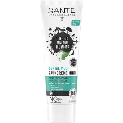

Зубная паста Dental Med Мята 75мл, Sante Naturkosmetik